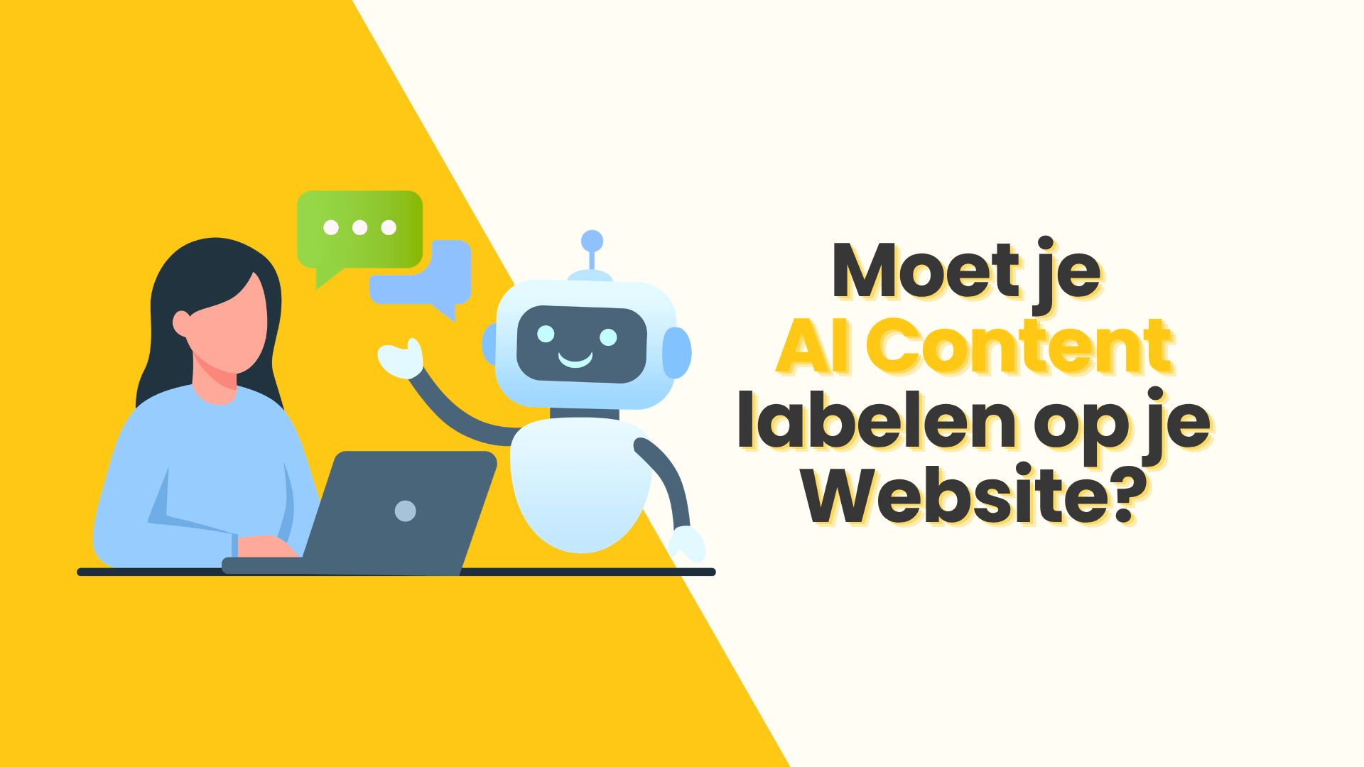 Moet je AI content labelen op je website?